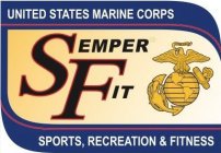 UNITED STATES MARINE CORPS SEMPER FIT SEMPER FIDELIS SPORTS, RECREATION & FITNESS