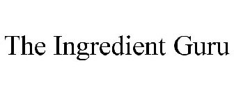 THE INGREDIENT GURU