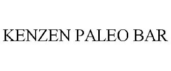 KENZEN PALEO BAR