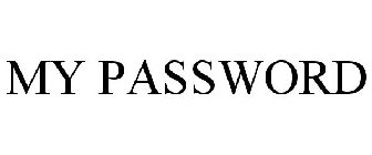 MY PASSWORD