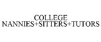 COLLEGE NANNIES+SITTERS+TUTORS