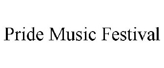 PRIDE MUSIC FESTIVAL