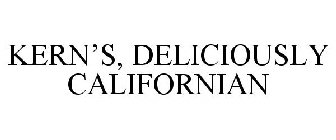 KERN'S, DELICIOUSLY CALIFORNIAN