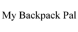 MY BACKPACK PAL