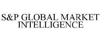 S&P GLOBAL MARKET INTELLIGENCE