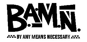 B.A.M.N. BY ANY MEANS NECESSARY