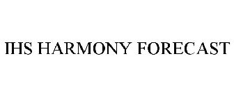 IHS HARMONY FORECAST