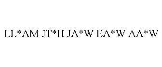 LL*AM JT*H JA*W EA*W AA*W