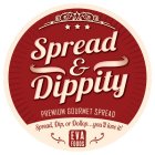 SPREAD & DIPPITY PREMIUM GOURMET SPREADSPREAD, DIP, OR DOLLOP...YOU'LL LOVE IT! EVA FOODS