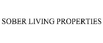 SOBER LIVING PROPERTIES