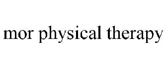 MOR PHYSICAL THERAPY
