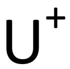 U +