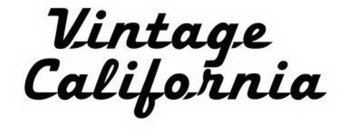 VINTAGE CALIFORNIA
