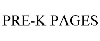PRE-K PAGES