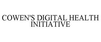 COWEN DIGITAL HEALTH INITIATIVE