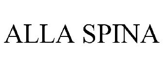 ALLA SPINA