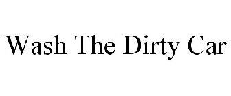 WASHTHEDIRTYCAR