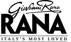 GIOVANNI RANA RANA ITALY'S MOST LOVED