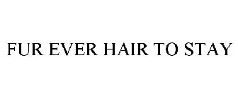 FUR EVER HAIR TO STAY