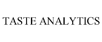 TASTE ANALYTICS