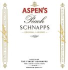 ASPEN'S PEACH SCHNAPPS