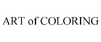 ART OF COLORING