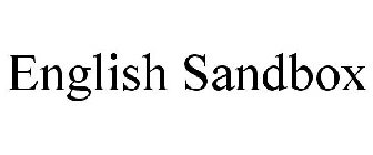 ENGLISH SANDBOX