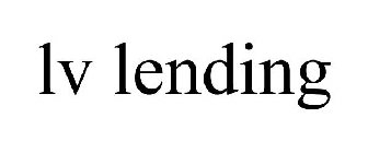 LV LENDING