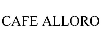 CAFE ALLORO