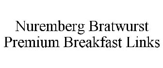 NUREMBERG BRATWURST PREMIUM BREAKFAST LINKS