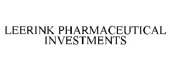 LEERINK PHARMACEUTICAL INVESTMENTS