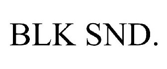 BLK SND.