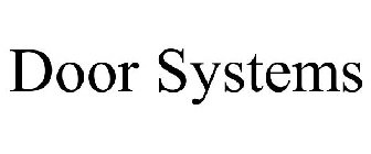 DOOR SYSTEMS