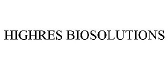 HIGHRES BIOSOLUTIONS