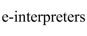 E-INTERPRETERS