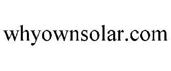 WHYOWNSOLAR.COM