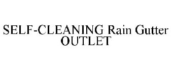 SELF-CLEANING RAIN GUTTER OUTLET