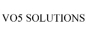 VO5 SOLUTIONS