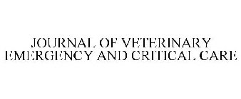 JOURNAL OF VETERINARY EMERGENCY AND CRITICAL CARE