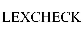 LEXCHECK