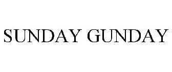 SUNDAY GUNDAY