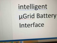 INTELLIGENTµGRID BATTERY INTERFACE