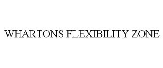 WHARTONS FLEXIBILITY ZONE