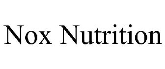 NOX NUTRITION