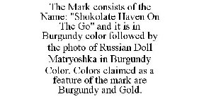THE MARK CONSISTS OF THE NAME: 