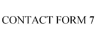 CONTACT FORM 7
