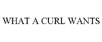 WHAT A CURL WANTS