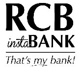 RCB INSTABANK THAT'S MY BANK!