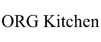 ORG KITCHEN