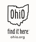 OHIO FIND IT HERE. OHIO.ORG